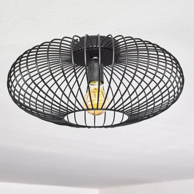 Plafonnier Wemude Noir, 1 lumière