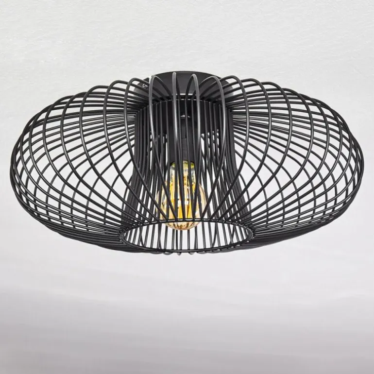 Plafonnier Wemude Noir, 1 lumière