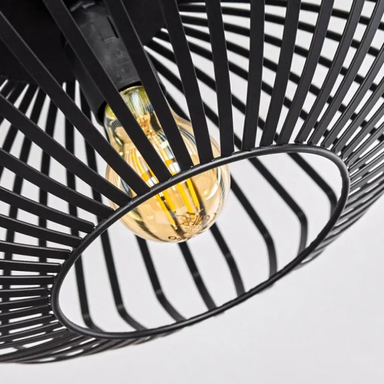 Plafonnier Wemude Noir, 1 lumière