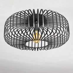 Plafonnier Wemude Noir, 1 lumière