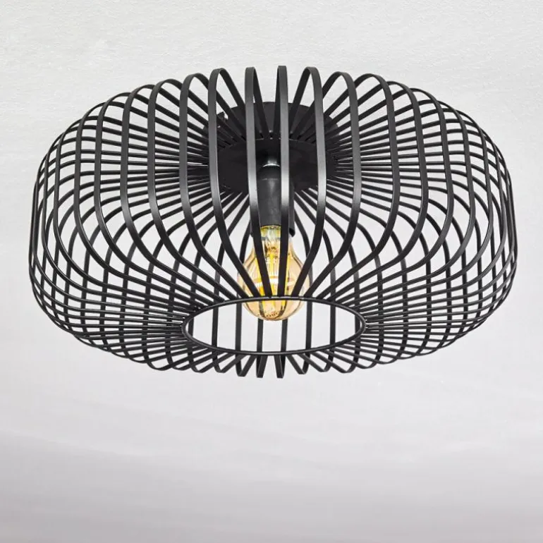Plafonnier Wemude Noir, 1 lumière