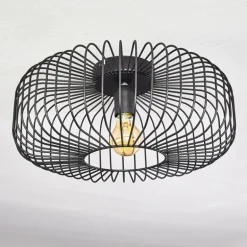 Plafonnier Wemude Noir, 1 lumière