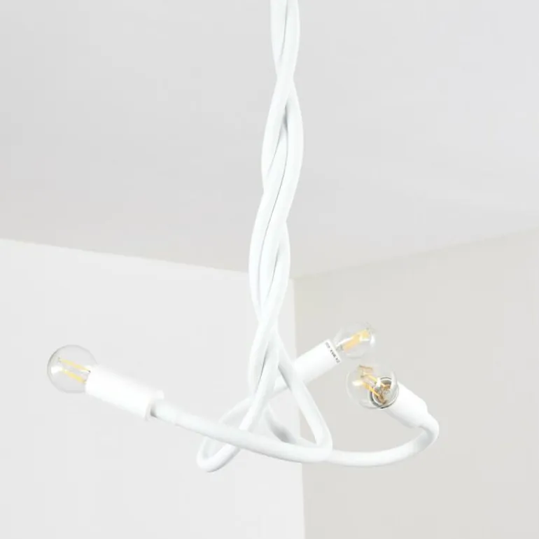 Plafonnier Wertach Blanc, 3 lumières