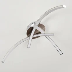 Plafonnier Wikon LED Nickel mat, 3 lumières