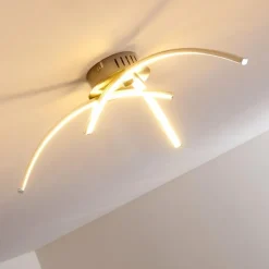 Plafonnier Wikon LED Nickel mat, 3 lumières