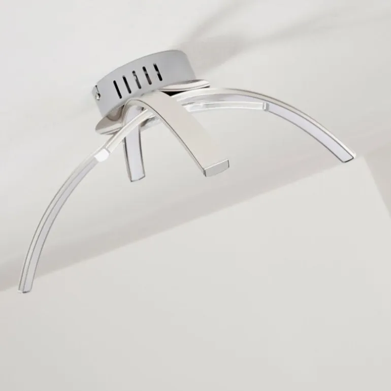 Plafonnier Wikon LED Nickel mat, 3 lumières