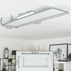 Plafonnier Wilderswil LED Blanc, 1 lumière