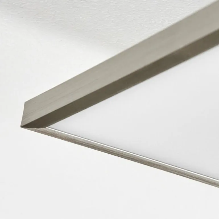 Plafonnier Wimmarp LED Chrome, Nickel mat, 1 lumière