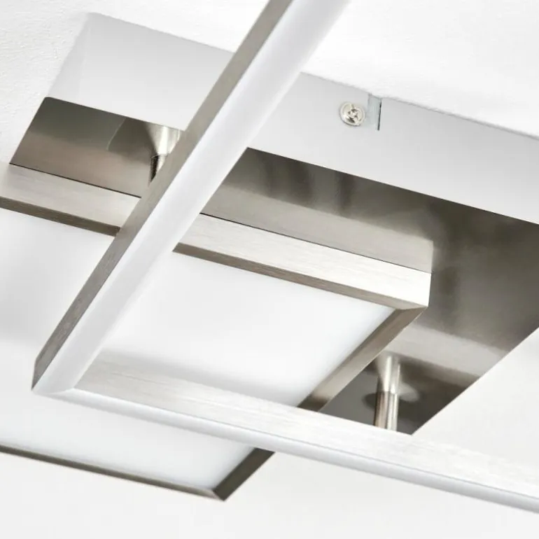 Plafonnier Wimmarp LED Chrome, Nickel mat, 1 lumière