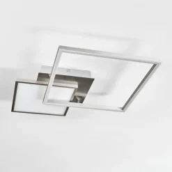 Plafonnier Wimmarp LED Chrome, Nickel mat, 1 lumière