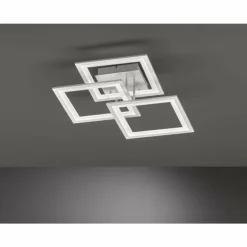 Plafonnier Wofi MODESTO LED Argenté, 3 lumières