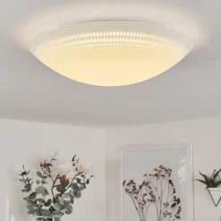 Plafonnier Worben LED Blanc, 1 lumière