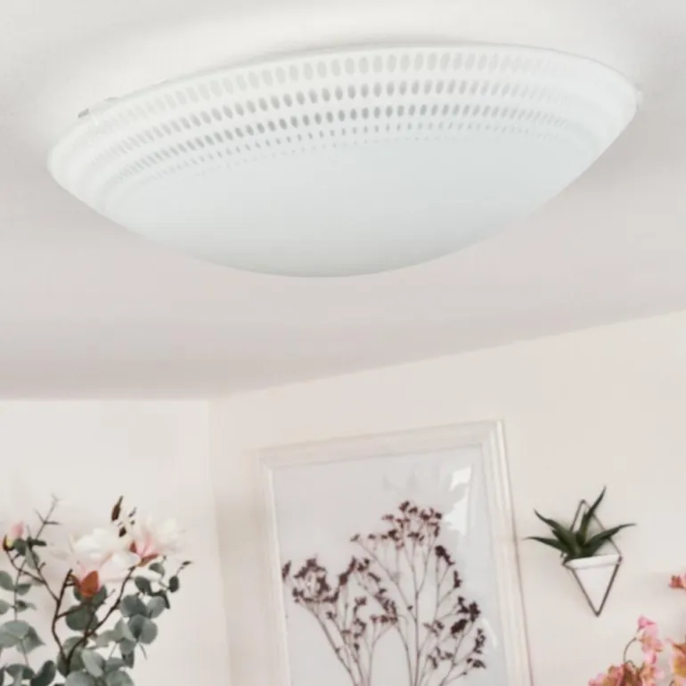 Plafonnier Worben LED Blanc, 1 lumière
