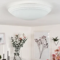 Plafonnier Worben LED Blanc, 1 lumière