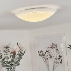 Plafonnier Worben LED Blanc, 1 lumière