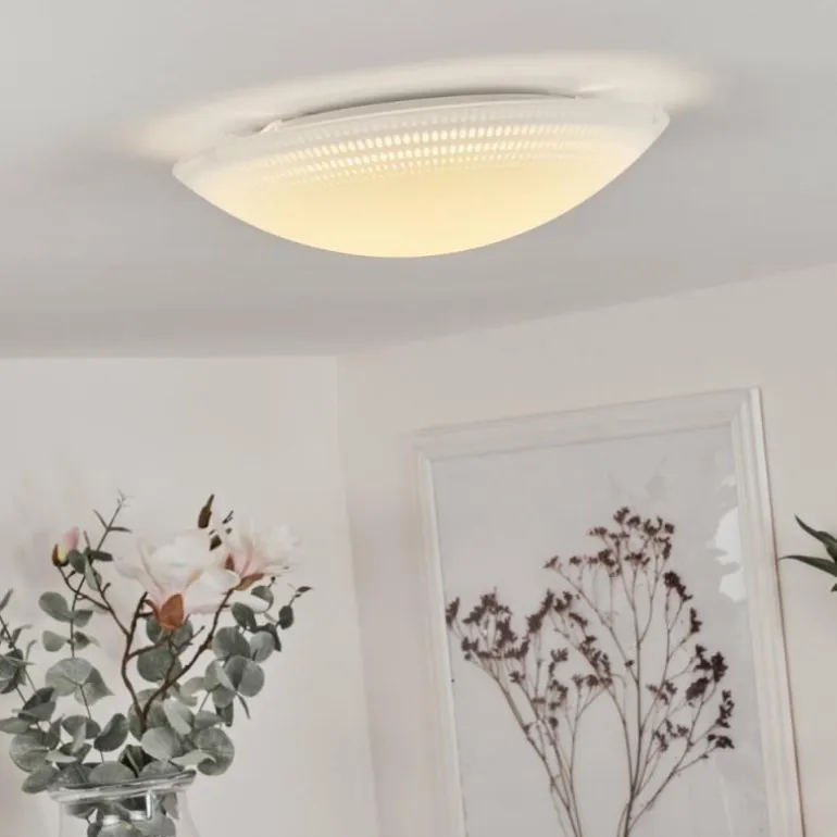 Plafonnier Worben LED Blanc, 1 lumière