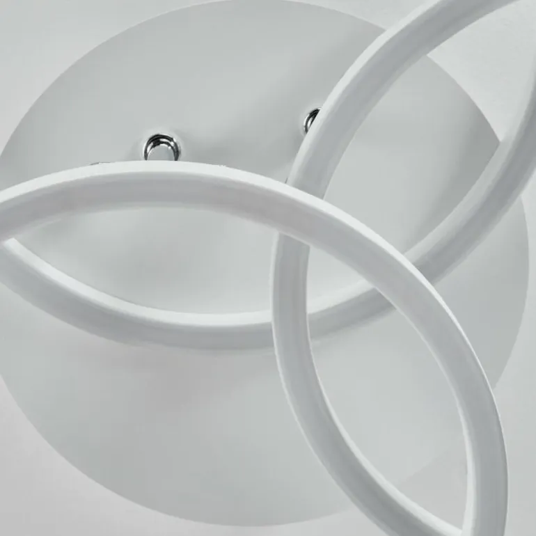 Plafonnier Xena LED Blanc, 1 lumière, Télécommandes