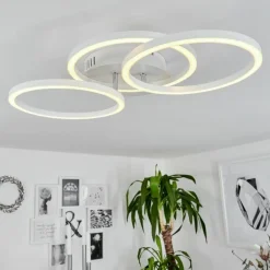 Plafonnier Xena LED Blanc, 1 lumière, Télécommandes