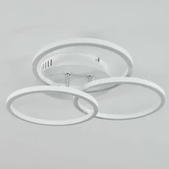 Plafonnier Xena LED Blanc, 1 lumière, Télécommandes