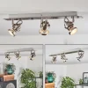 Plafonnier Yometchen LED Nickel mat, 3 lumières