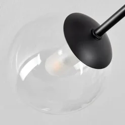 Plafonnier Yucao Noir, 3 lumières