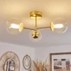Plafonnier Yucao Or, 3 lumières