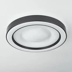 Plafonnier Zeballos LED Blanc, 1 lumière, Télécommandes, Changeur de couleurs