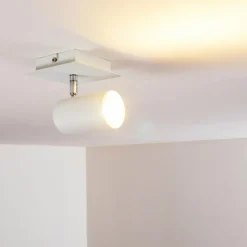Plafonnier Zuoz Blanc, 1 lumière