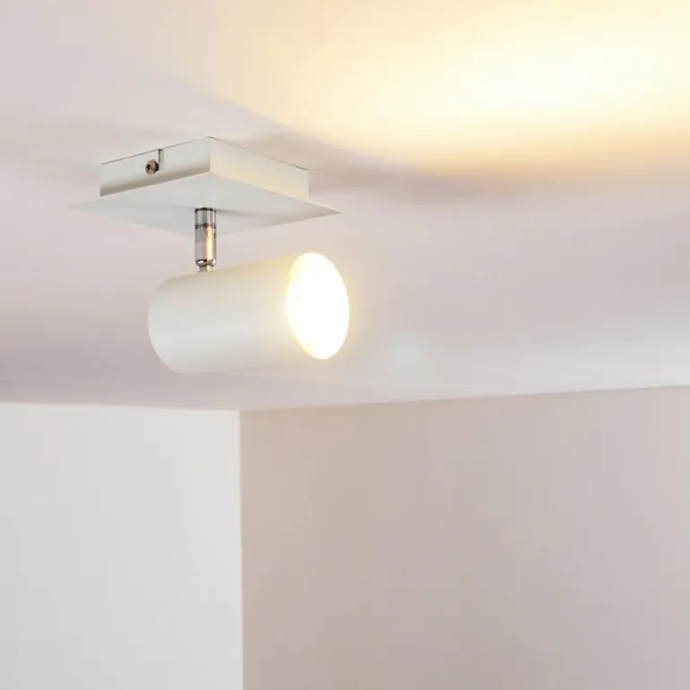 Plafonnier Zuoz Blanc, 1 lumière