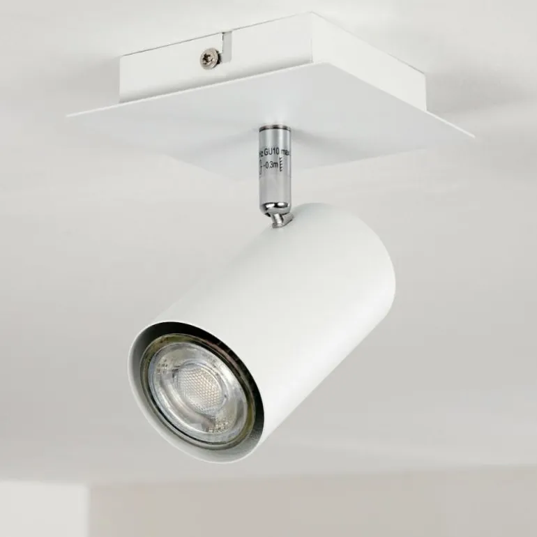 Plafonnier Zuoz Blanc, 1 lumière