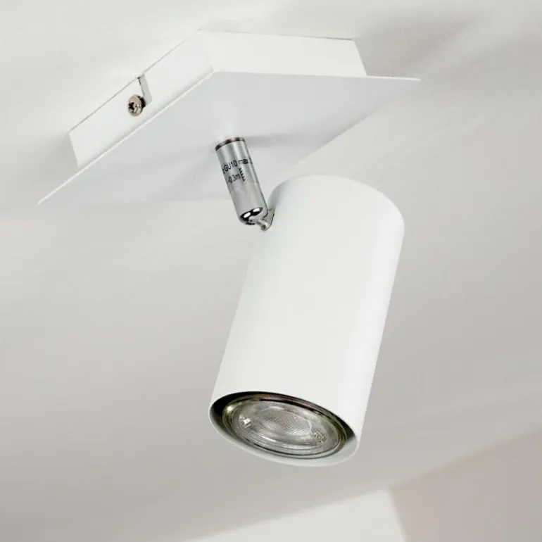 Plafonnier Zuoz Blanc, 1 lumière