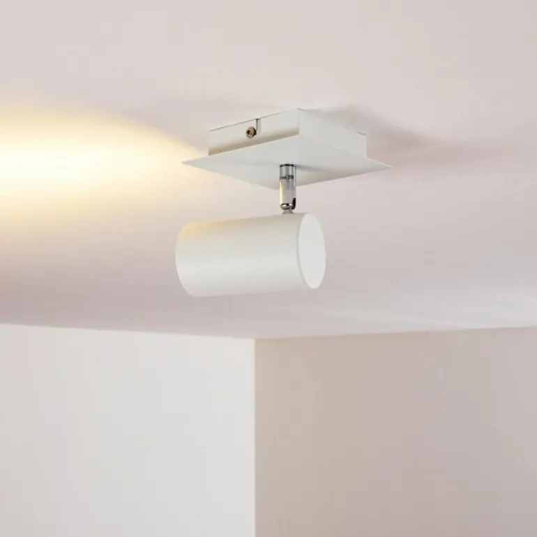 Plafonnier Zuoz Blanc, 1 lumière