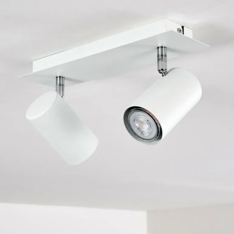 Plafonnier Zuoz Blanc, 2 lumières