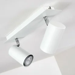 Plafonnier Zuoz Blanc, 2 lumières