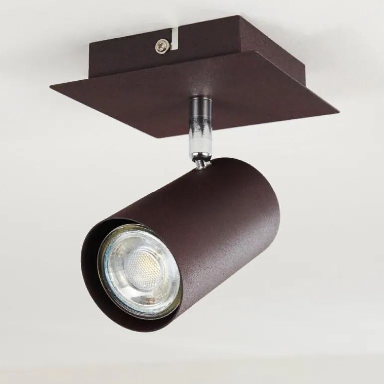 Plafonnier Zuoz Rouille, 1 lumière