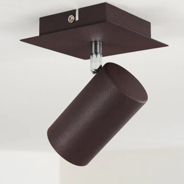 Plafonnier Zuoz Rouille, 1 lumière