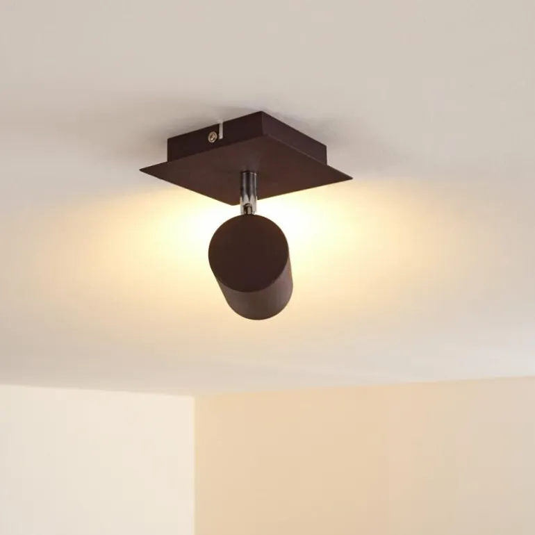 Plafonnier Zuoz Rouille, 1 lumière