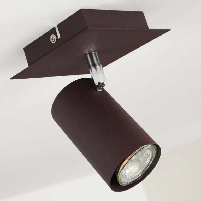 Plafonnier Zuoz Rouille, 1 lumière