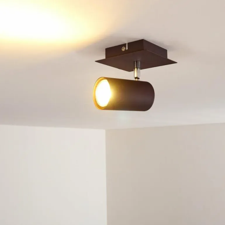 Plafonnier Zuoz Rouille, 1 lumière