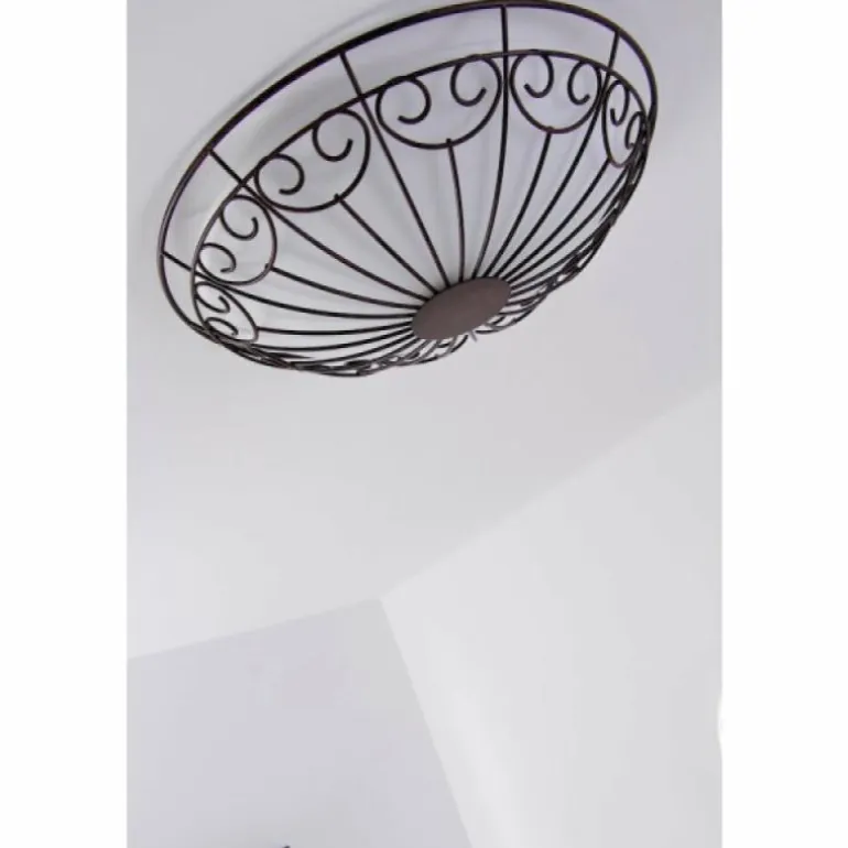 Plafonnier/Applique murale Eglo COLTI Brun, Brun foncé, Rouille, Blanc, 2 lumières