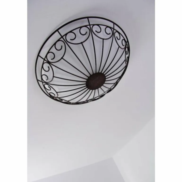 Plafonnier/Applique murale Eglo COLTI Brun, Brun foncé, Rouille, Blanc, 2 lumières