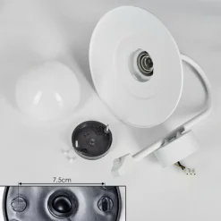 Pohei Lampe murale d´extérieur Blanc, 1 lumière, Détecteur de mouvement