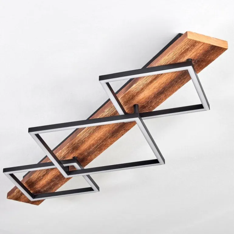 Pompu Plafonnier LED Brun foncé, Noir, 1 lumière
