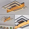 Pompu Plafonnier LED Écru, Noir, 1 lumière