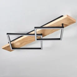 Pompu Plafonnier LED Écru, Noir, 1 lumière