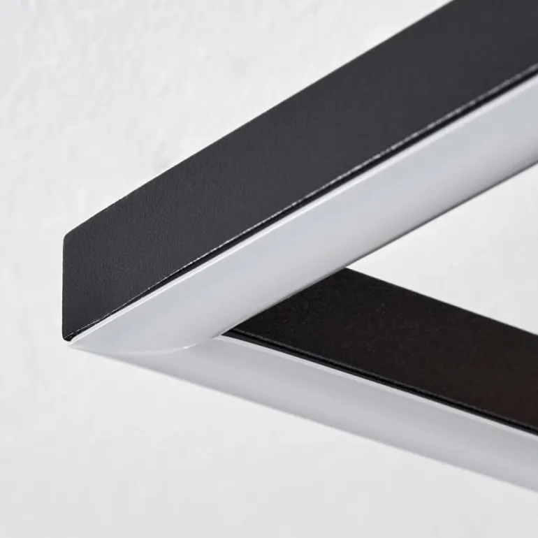 Pompu Plafonnier LED Écru, Noir, 1 lumière