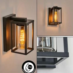 Portalis Lampe murale d´extérieur Noir, 1 lumière