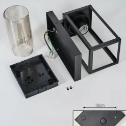 Portalis Lampe murale d´extérieur Noir, 1 lumière