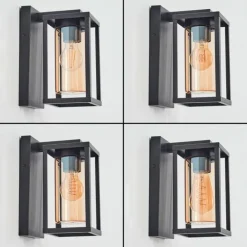 Portalis Lampe murale d´extérieur Noir, 1 lumière
