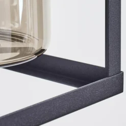 Portalis Lampe murale d´extérieur Noir, 1 lumière, Détecteur de mouvement